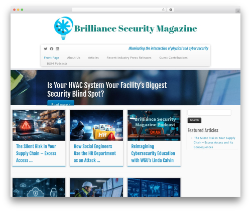 Customizr WordPress free download - brilliancesecuritymagazine.com