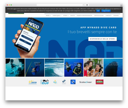 Customizr WordPress page theme - naddeurope.com