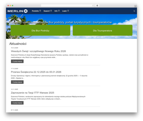 Customizr WordPress theme free - merlinx.pl