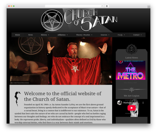 Customizr WordPress theme - churchofsatan.com