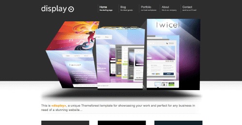 Display WP theme by Kriesi