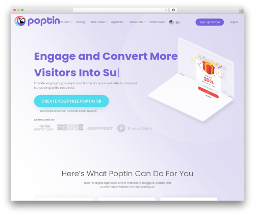 Divi premium WordPress theme - poptin.com Divi premium WordPress theme - poptin.com