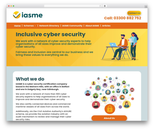 Divi premium WordPress theme - iasme.co.uk