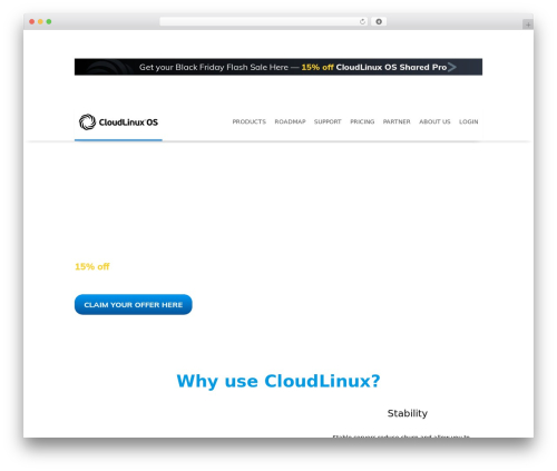 Divi premium WordPress theme - cloudlinux.com