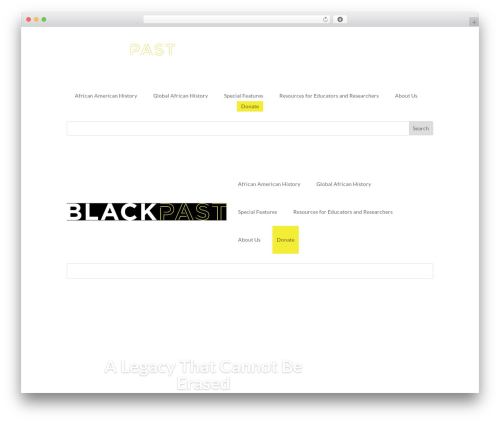 Divi premium WordPress theme - blackpast.org