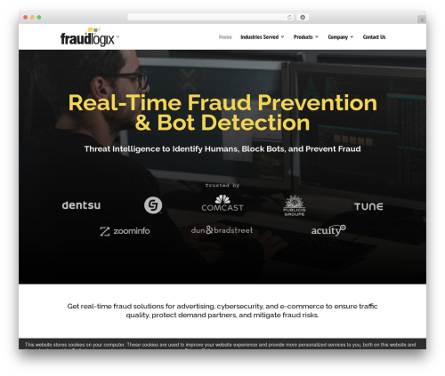 Divi theme WordPress - fraudlogix.com