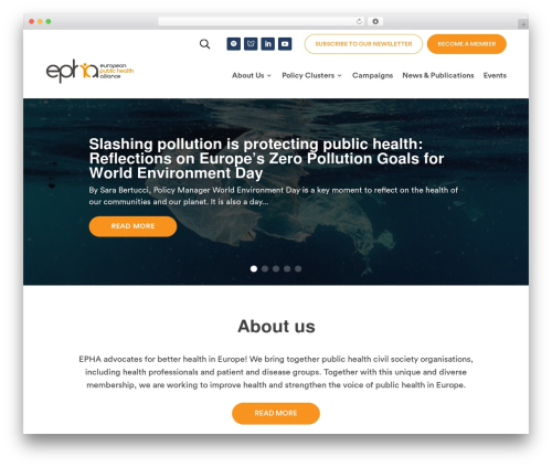 Divi theme WordPress - epha.org Divi theme WordPress - epha.org