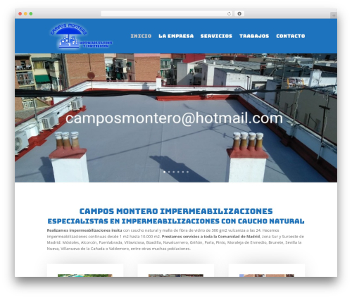 Divi WordPress page theme - impermeabilizacionesmadridsur.com