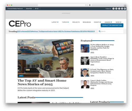 Divi WordPress page theme - cepro.com