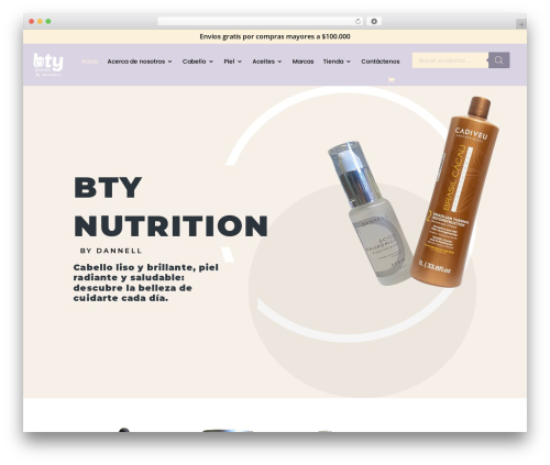 Divi WordPress page theme - btynutrition.co