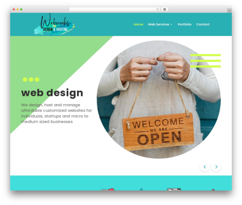 Divi WordPress theme for business - webnooks.com