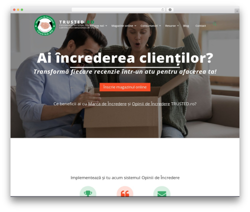 Divi WordPress theme - trusted.ro