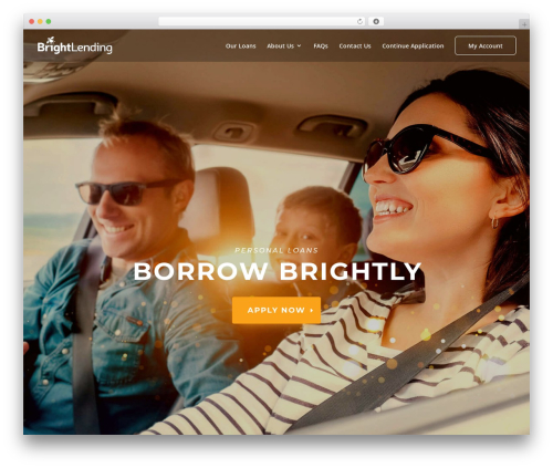 Divi WordPress theme - brightlending.com