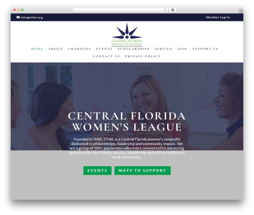 Divi WordPress theme - cfwl.org