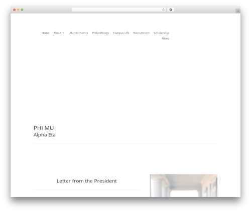 Divi WordPress theme - lsuphimu.com