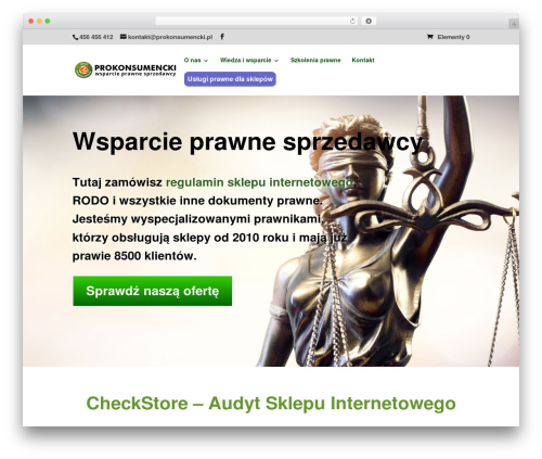Divi WP theme - prokonsumencki.pl