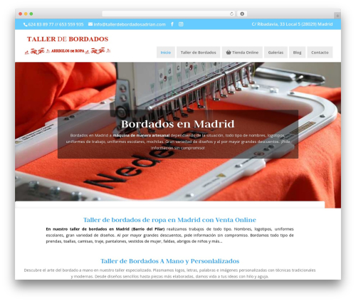 Divi WP theme - tallerdebordadosadrian.com