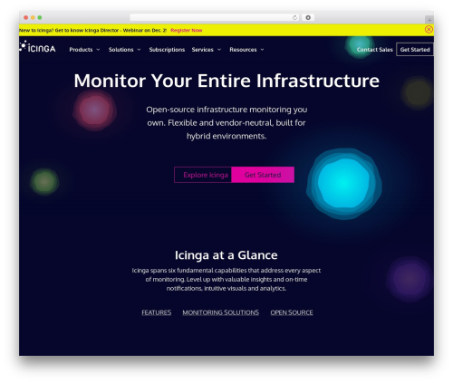 Divi WP theme - icinga.com