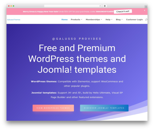Divi WP theme - galussothemes.com