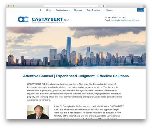 Dynamik-Gen WordPress theme for business - ac-counsel.com