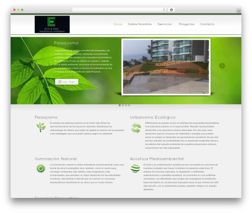 ecoarqpanama business WordPress theme - ecoarqpanama.com
