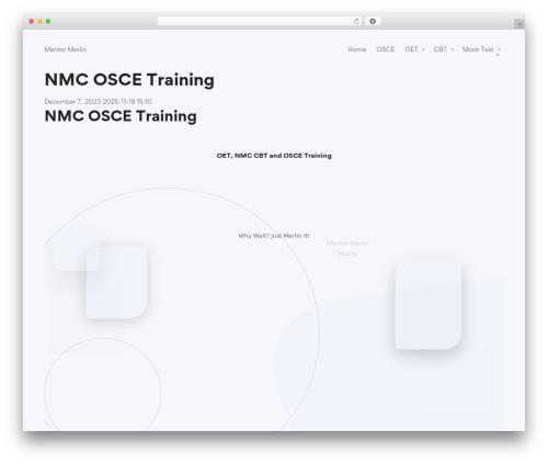 Edumall WordPress theme - mentormerlin.com