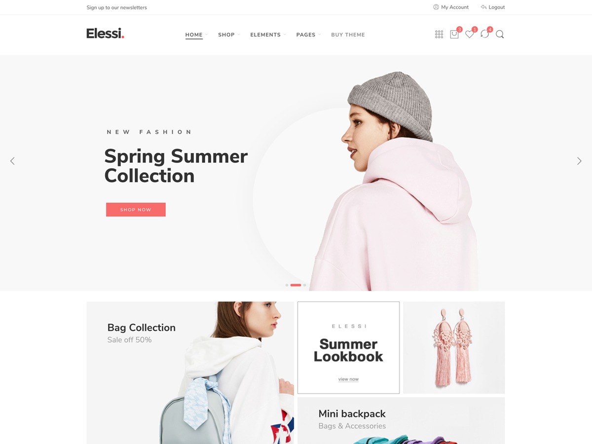 Elessi Child Theme premium WordPress theme
