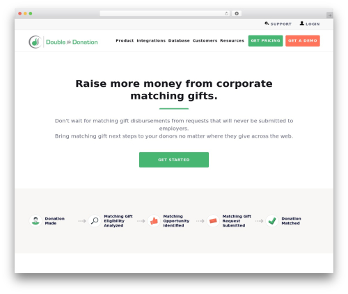 Enfold WordPress theme - doublethedonation.com