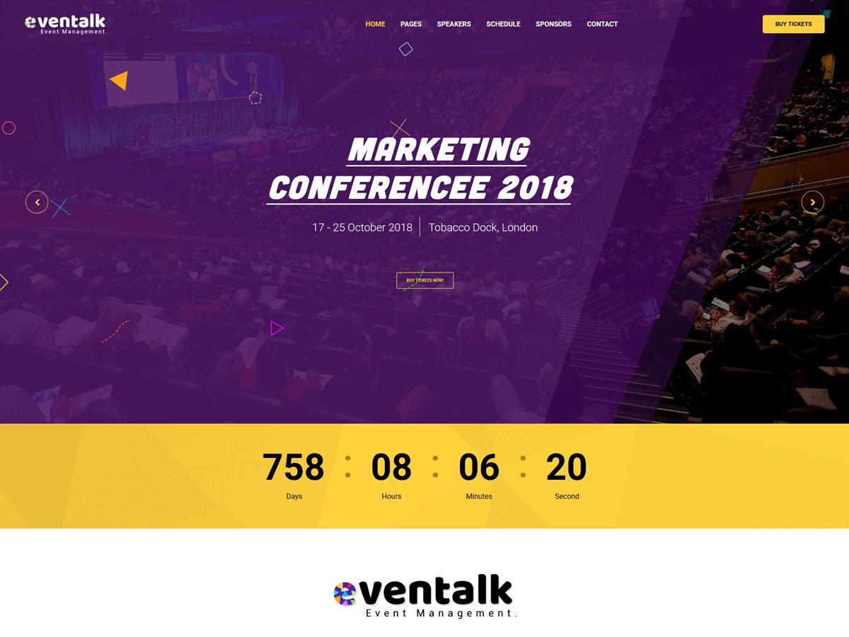 Eventalk WordPress ecommerce theme