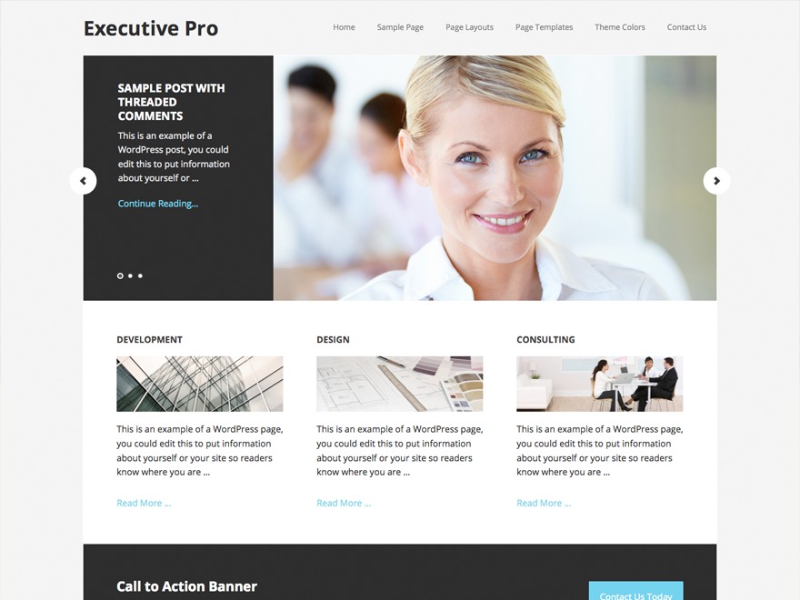 Executive Pro Theme best WordPress theme by StudioPress