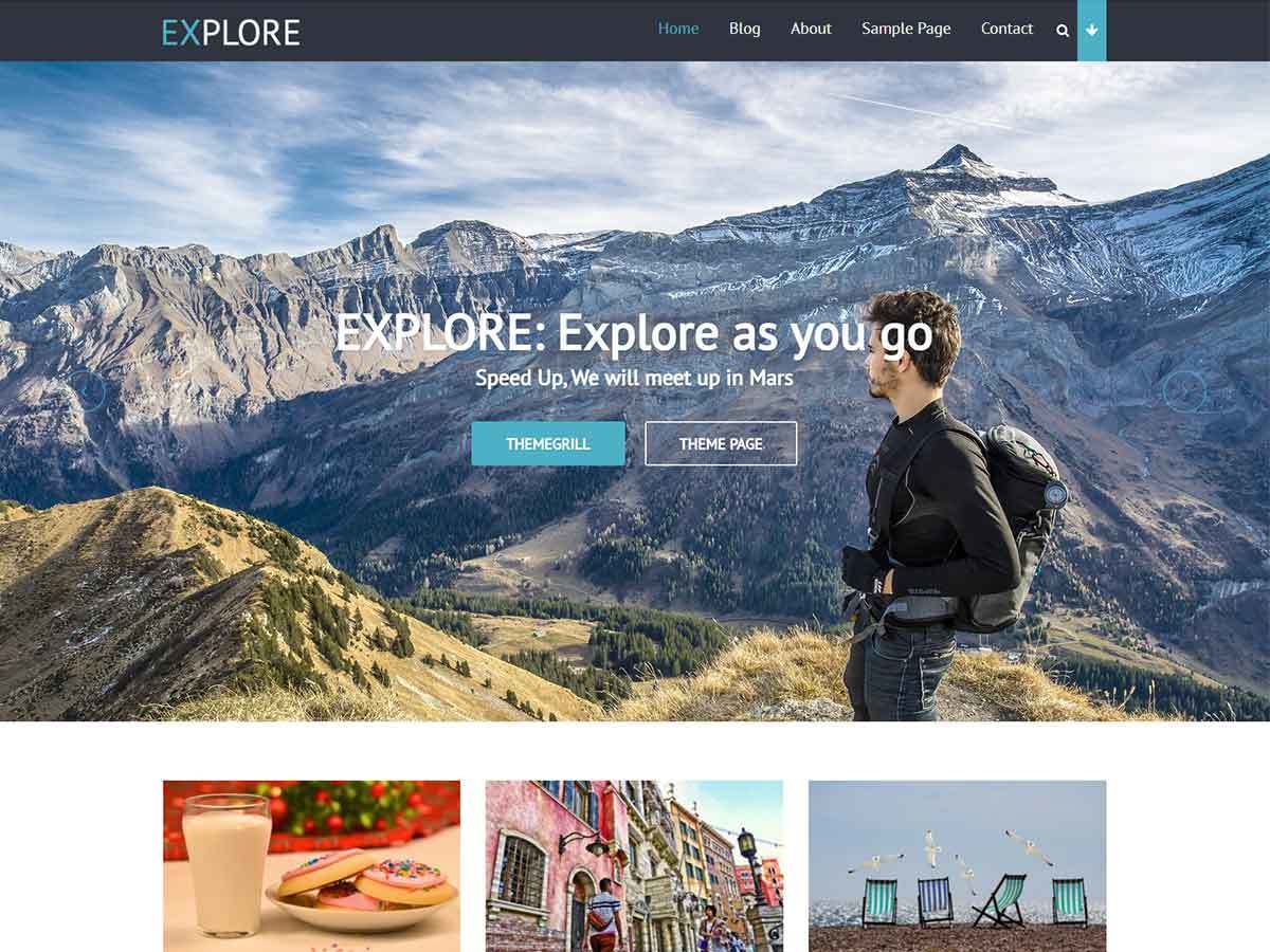 Explore WordPress theme free download by ThemeGrill