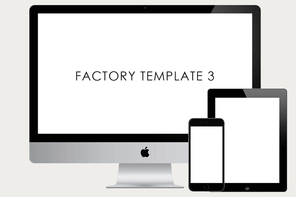 Factory Templates 3 WordPress page theme