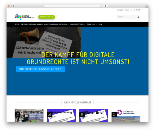 Flatsome WordPress theme - digitalegesellschaft.de