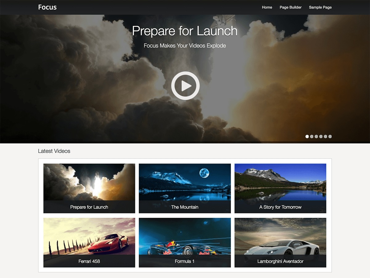 Focus WordPress theme free download