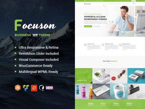 Focuson premium WordPress theme