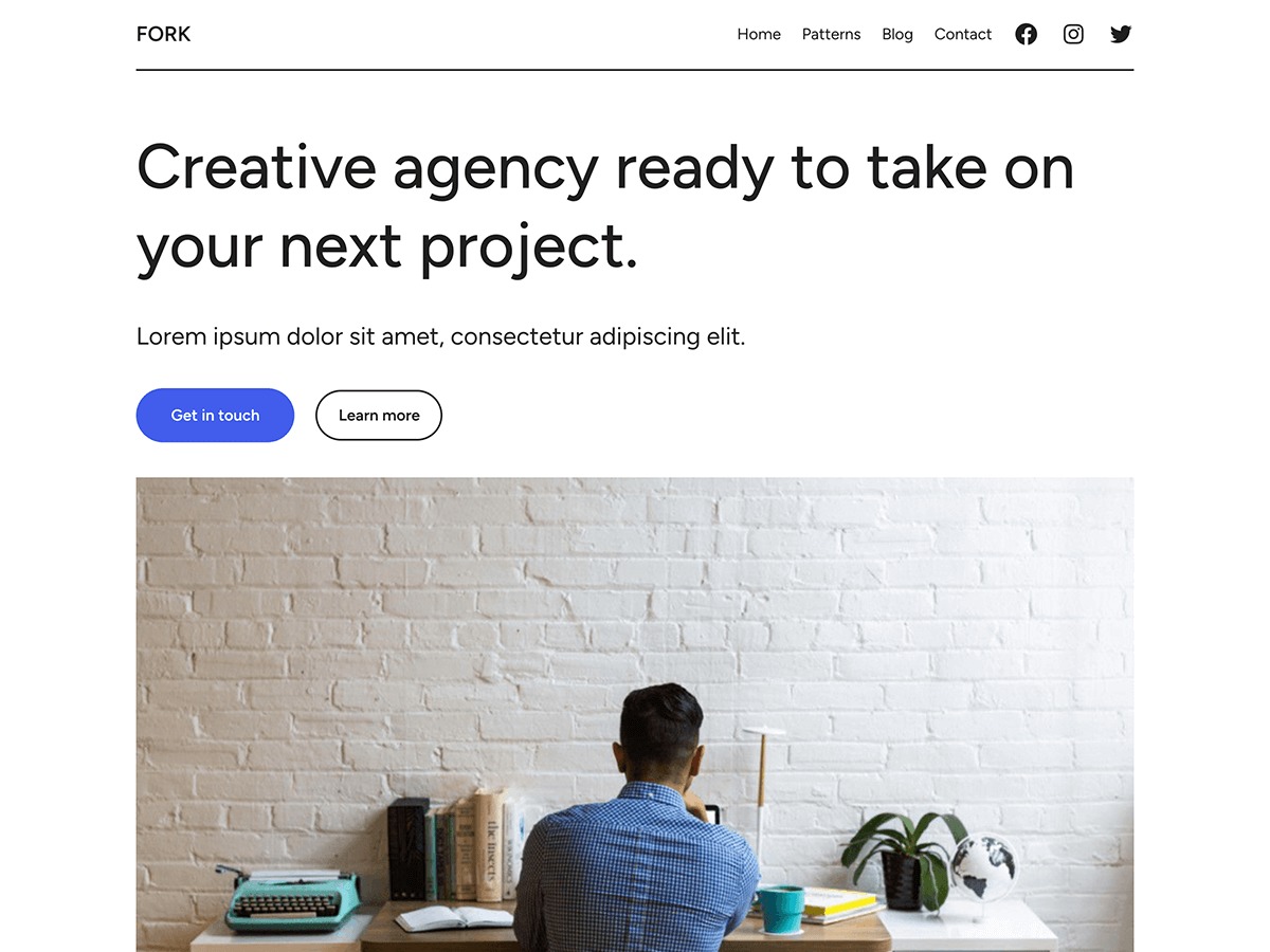 fork company WordPress theme by ThemeIsle