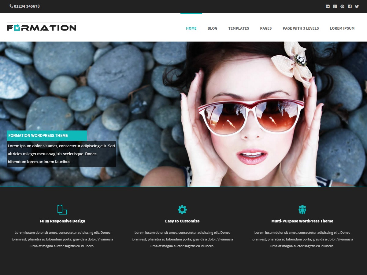 Formation best free WordPress theme