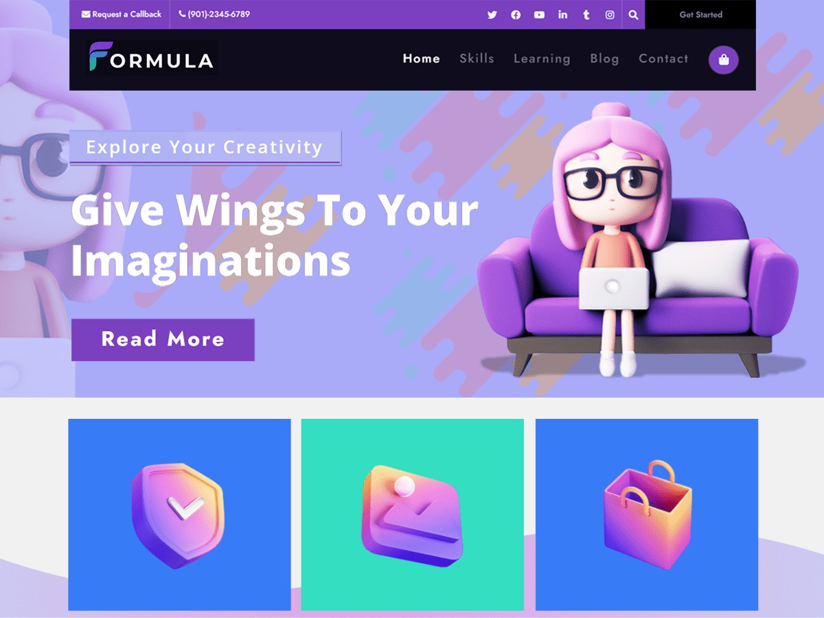 Formula WordPress theme