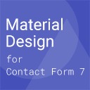 Material Design for Contact Form 7 free WordPress plugin