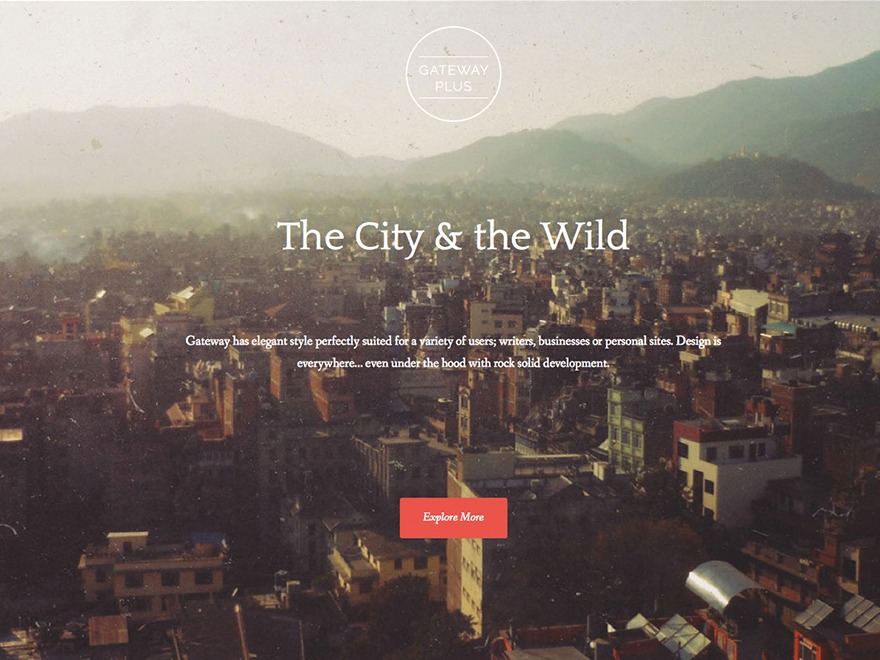 Gateway Plus WordPress website theme