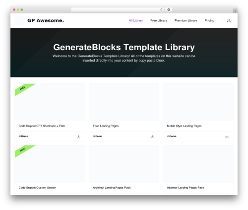 GeneratePress best free WordPress theme - gpawesome.com GeneratePress best free WordPress theme - gpawesome.com