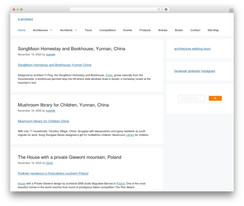 GeneratePress best WordPress gallery - e-architect.com GeneratePress best WordPress gallery - e-architect.com