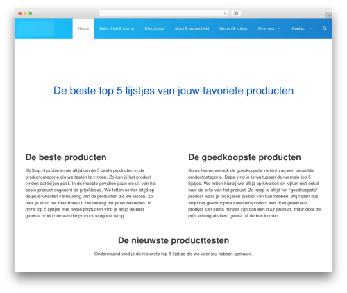 GeneratePress best WordPress theme - 5top.nl