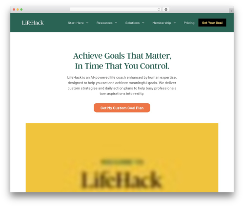 GeneratePress best WordPress theme - lifehack.org