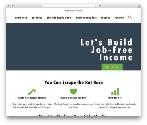 GeneratePress Child business WordPress theme - sidehustlenation.com