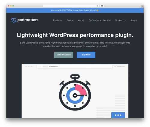 GeneratePress free website theme - perfmatters.io
