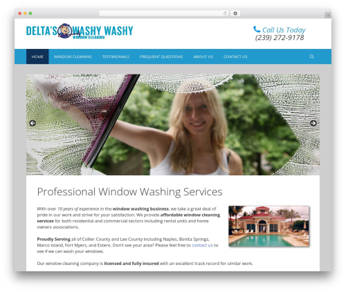 GeneratePress free WordPress theme - washywashywindows.com