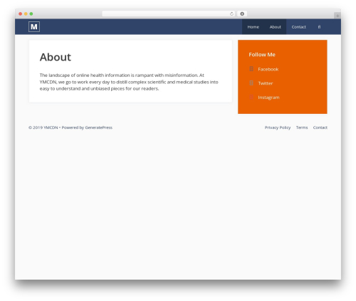 GeneratePress free WordPress theme - ymcdn.com