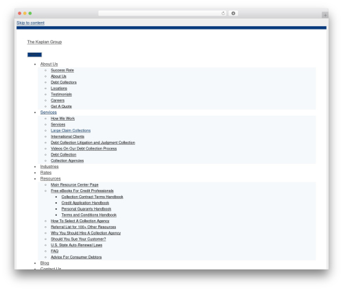 GeneratePress premium WordPress theme - kaplancollectionagency.com