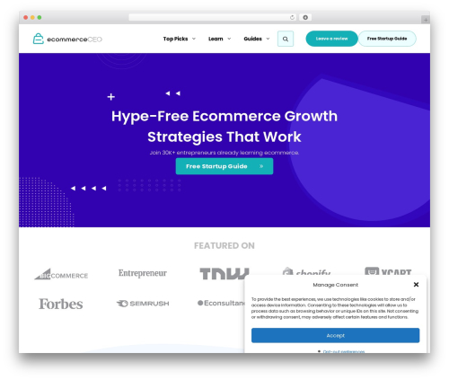 GeneratePress theme WordPress free - ecommerceceo.com